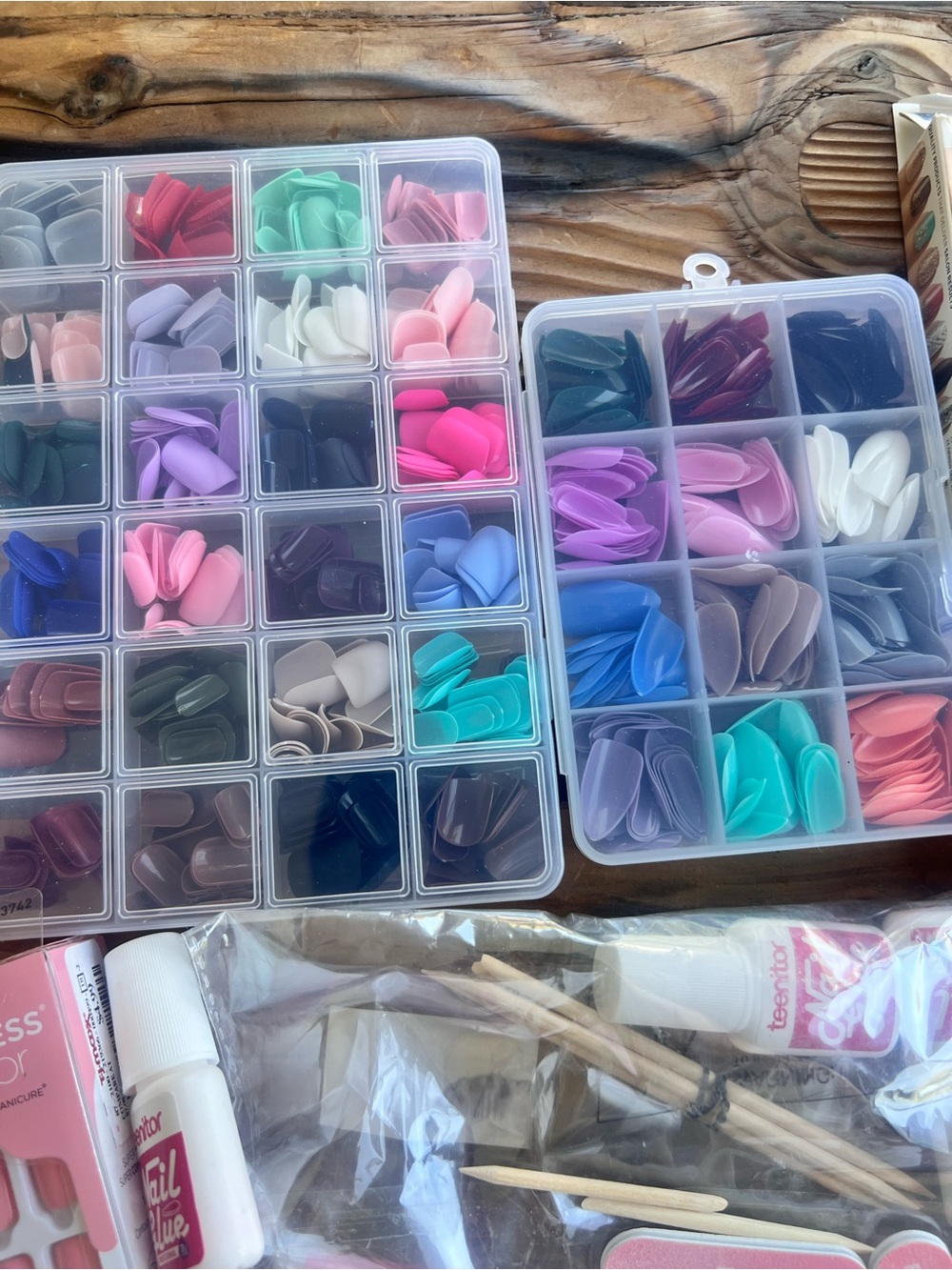 Assorted Press-On Nail Set - Pink & Multicolor - Picture 7 of 7